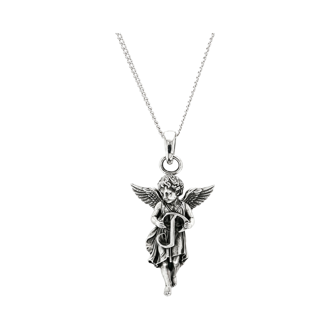 아트워크 뮤지엄 X 플루토스 로고 엔젤 네크리스(Artwork Museum X Plutus Logo Angel Necklace)