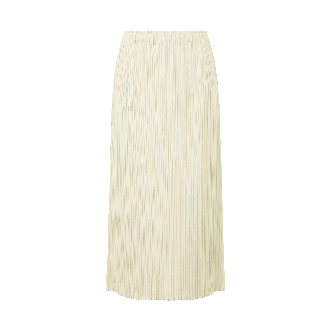 PP61-JG155-3 (W) Pleats Please Issey Miyake Monthly Colors May Skirt Ivory