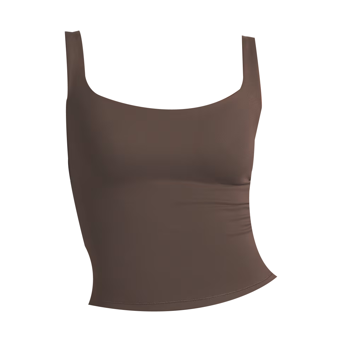 IR5037-233 (W) NikeSKIMS Matte Square-Neck Tank NSKM Dark Sepia (IR5037-233)
