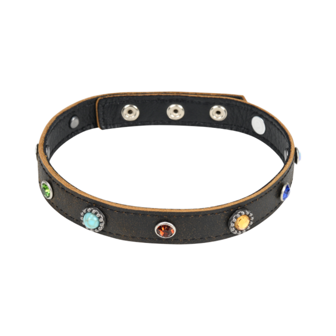 베이컨트 아카이브 미오 젬스톤 초커 블랙(Vacant Archive Mio Gemstone Choker Black)