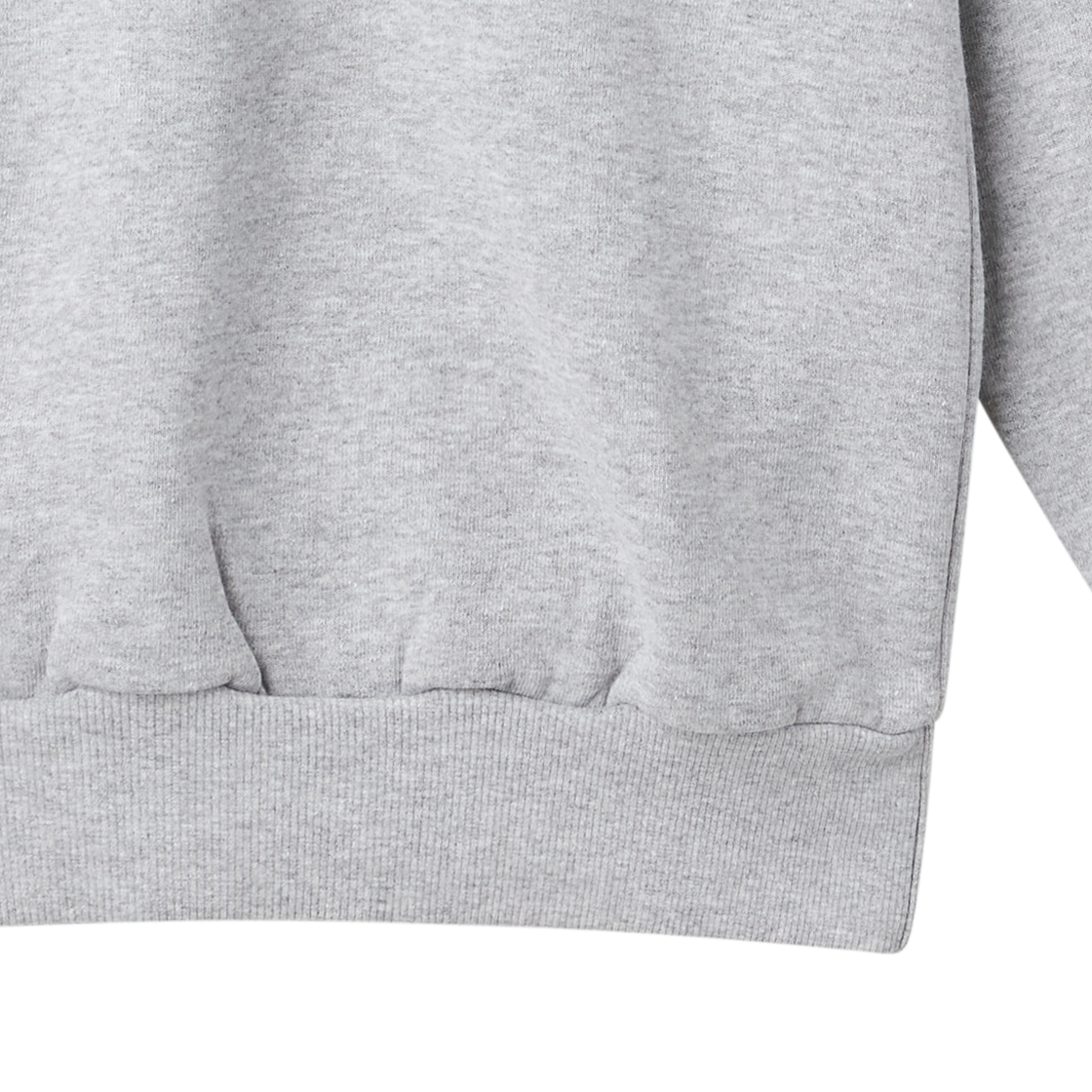 와일드 동키 울브스 하프 집 헤더 그레이 - 26FW(Wild Donkey Wolves Half Zip Heather Grey - 26FW) - 6