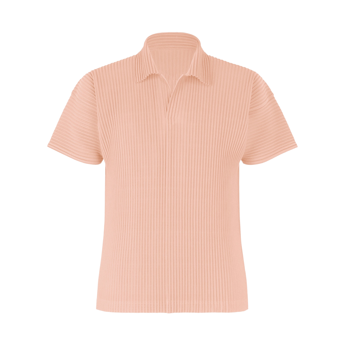 HP61-JM132-25 / HP66-JM132-25 Homme Plisse Issey Miyake Color Pleats 2 Polo Natural Wine Red