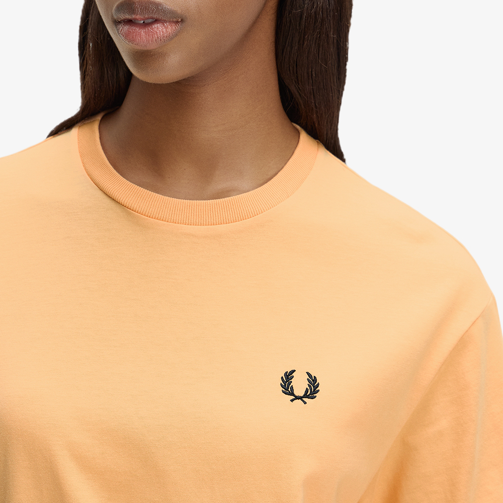 프레드페리 우먼즈 크루넥 티셔츠 피치(Fred Perry Womens Crew Neck T-Shirt Peach) - 4