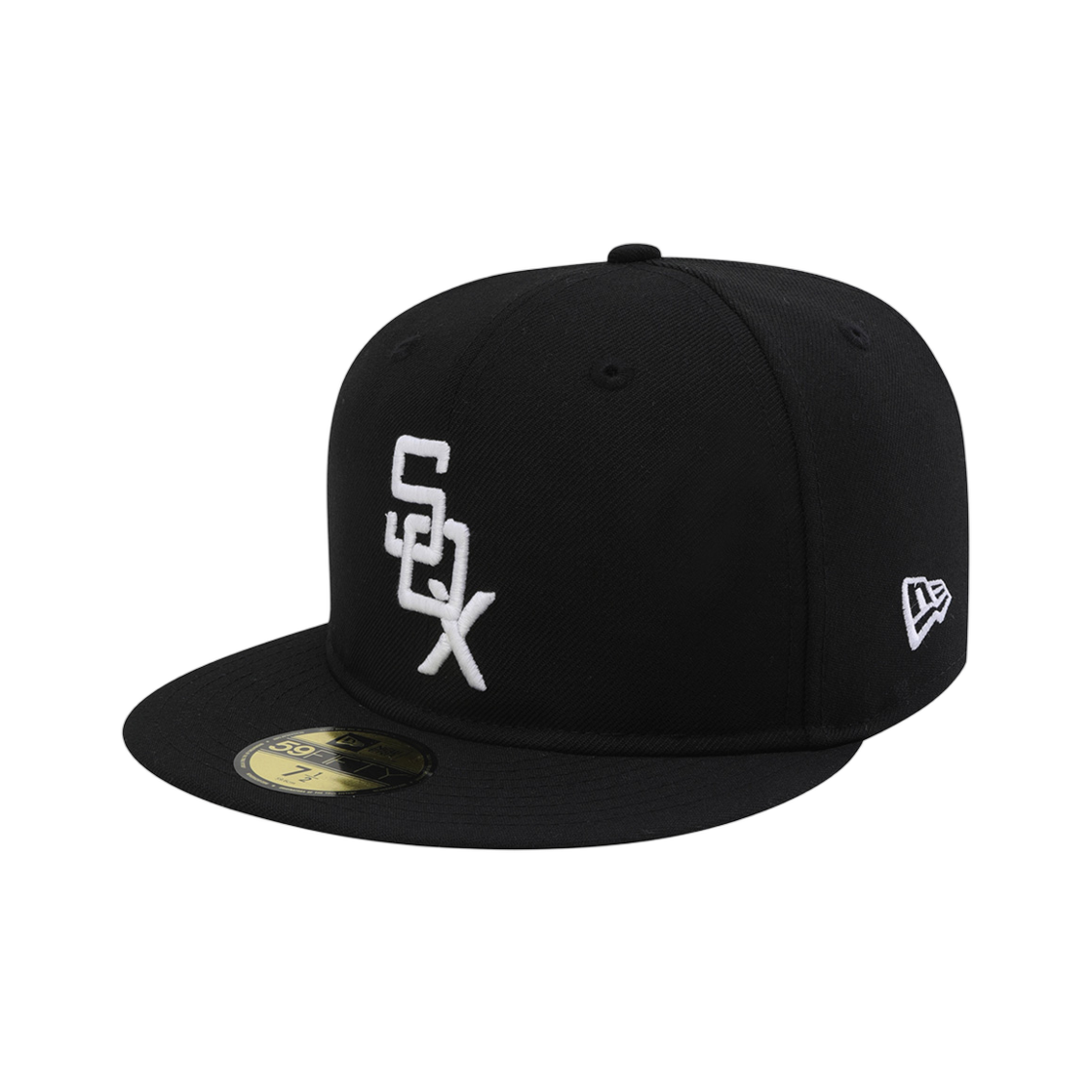 15206385 New Era MLB Cooperstown Chicago White Sox Soft Buckram Fitted Cap Black