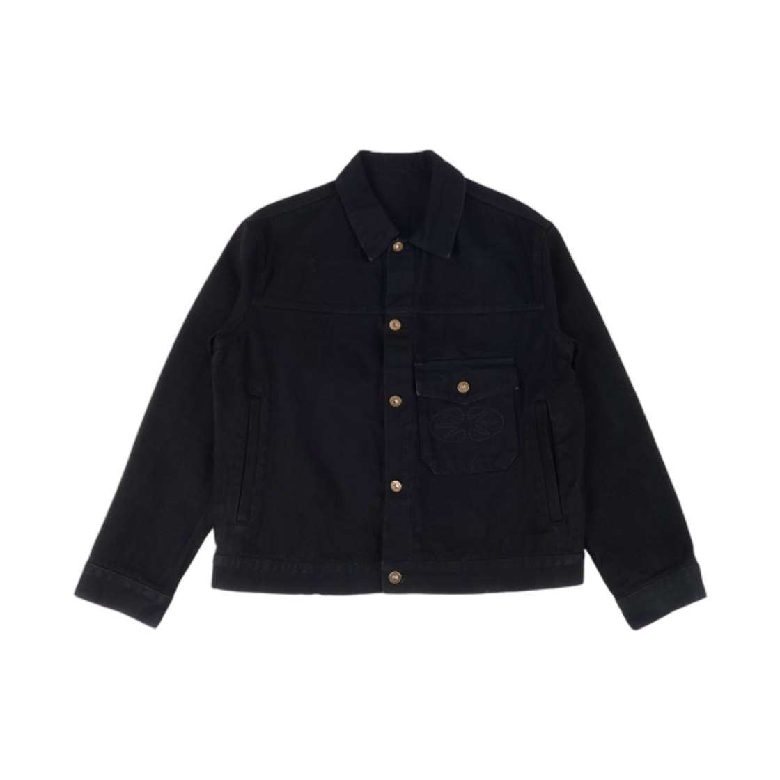 이알티알 에센셜 데님 트러커 자켓 블랙(ERTR Essential Denim Trucker Jacket Black)