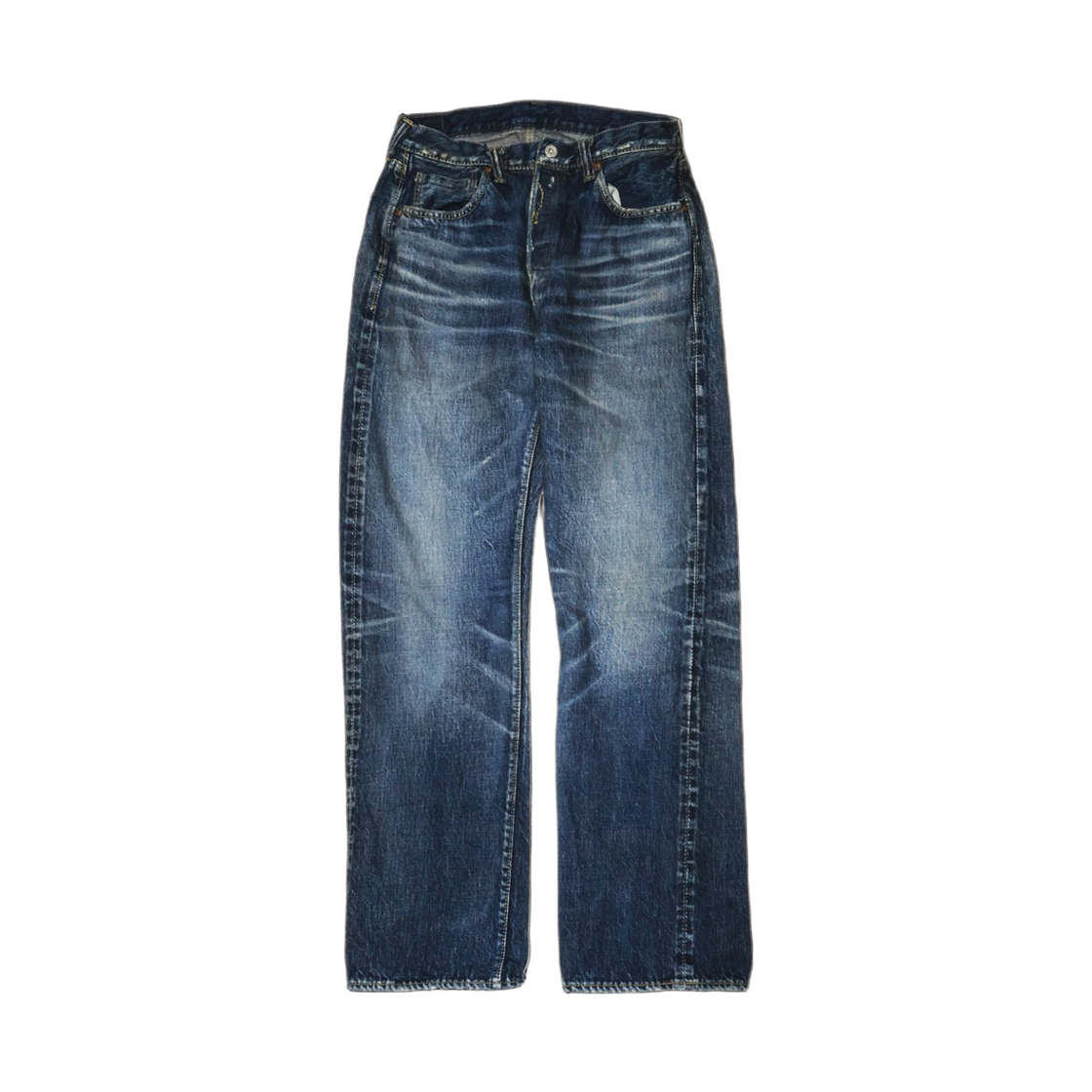풀카운트 1353-0105 모어 댄 저스트 피어 진 인디고 블루(Fullcount 1353-0105 More Than Just Fear Jeans Indigo Blue)