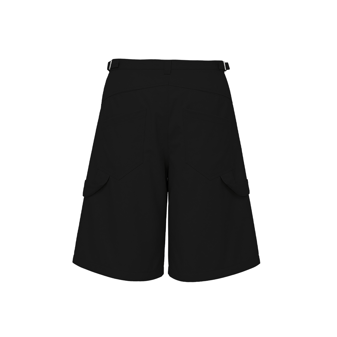 카미엔 x 코인서울 버뮤다 슬랙스 블랙(Kamien x KOIN SEOUL Bermuda Slacks Black) - 2