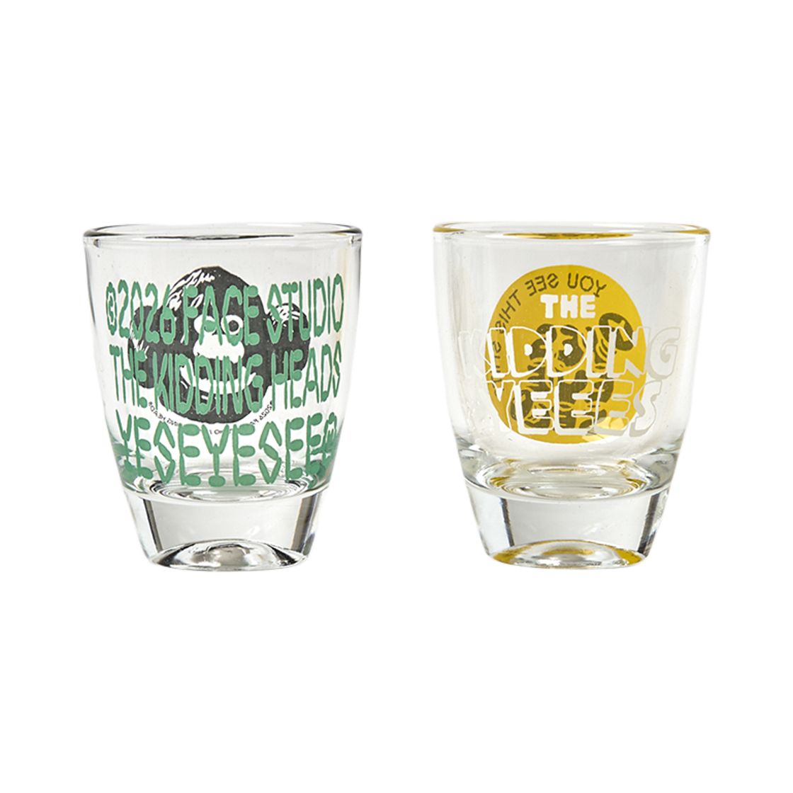 예스아이씨 페이스 오카 샷 글라스 세트 멀티(YESEYESEE FACE OKA Shot Glass Set Multi) - 2