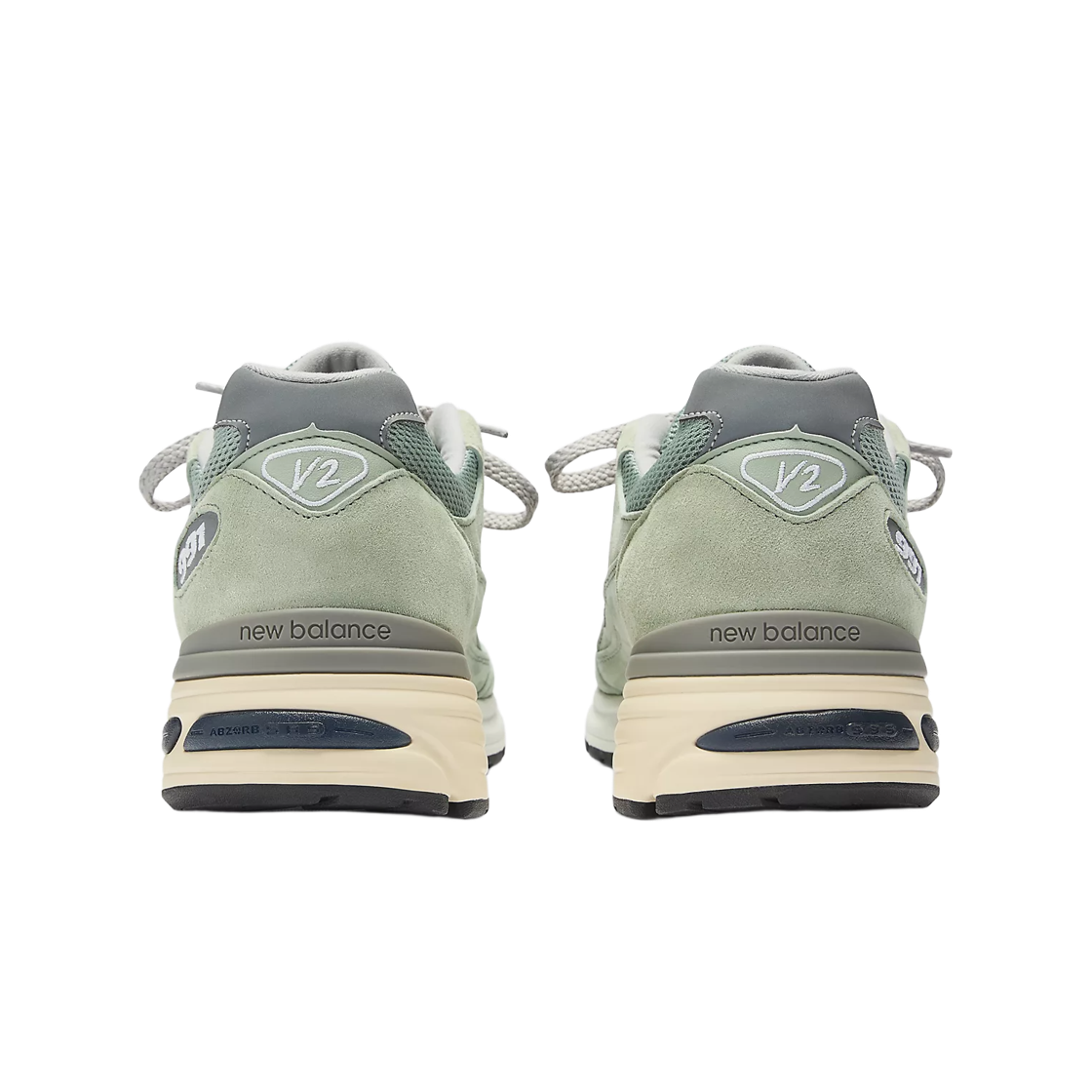 뉴발란스 991v2 메이드 인 UK 씨 그래스 실버(New Balance 991v2 Made in UK Sea Grass Silver) - 3