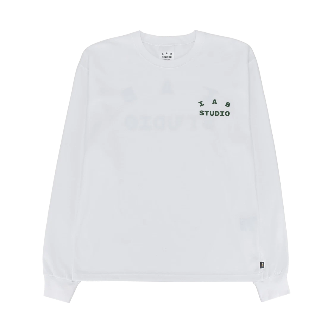 IAB Studio IAB Studio Long Sleeve White Deep Green · S