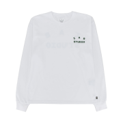 IAB Studio Long Sleeve White Deep Green