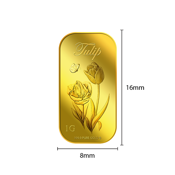 퓨어골드 24K 순금 싱가폴 프리미엄 골드바 1g 튤립 시리즈2(puregoldsg Tulip 1g Gold Bar Series 2) - 5