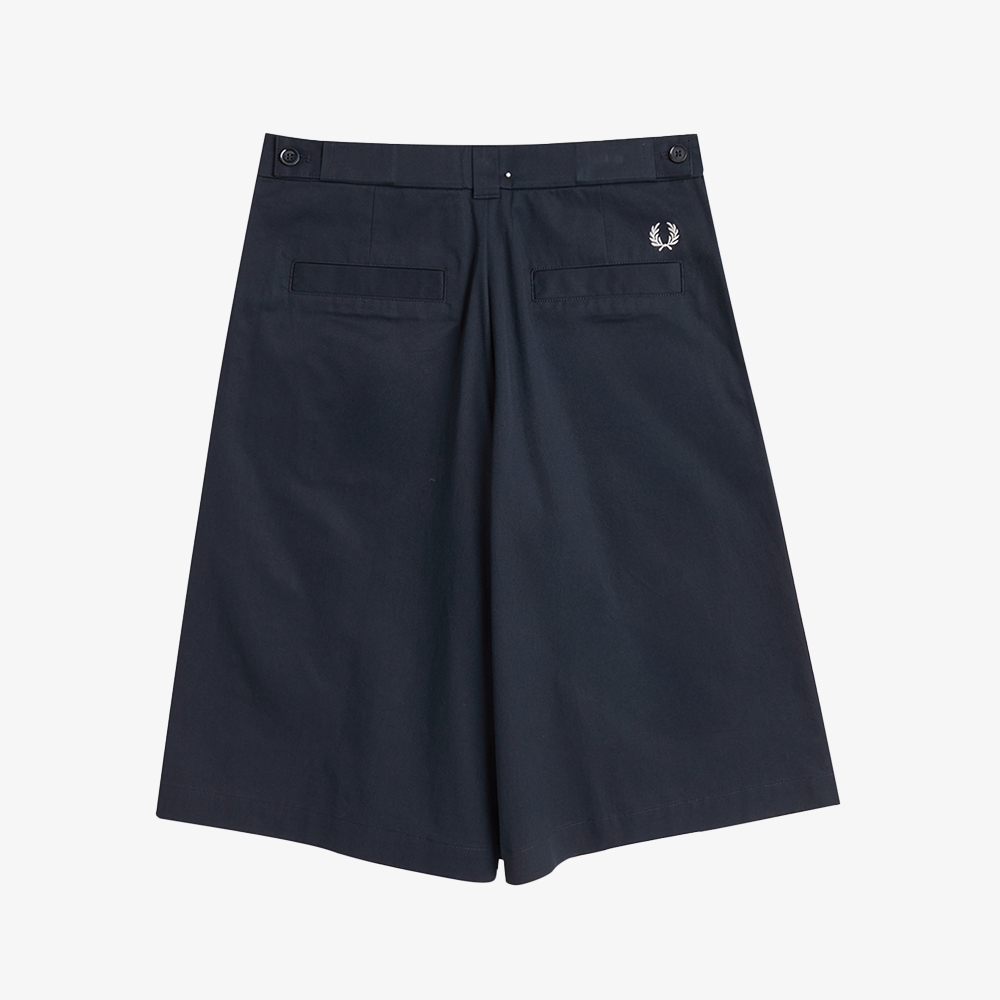 프레드페리 우먼즈 플리츠 쇼츠 네이비(Fred Perry Womens Pleated Shorts Navy) - 6