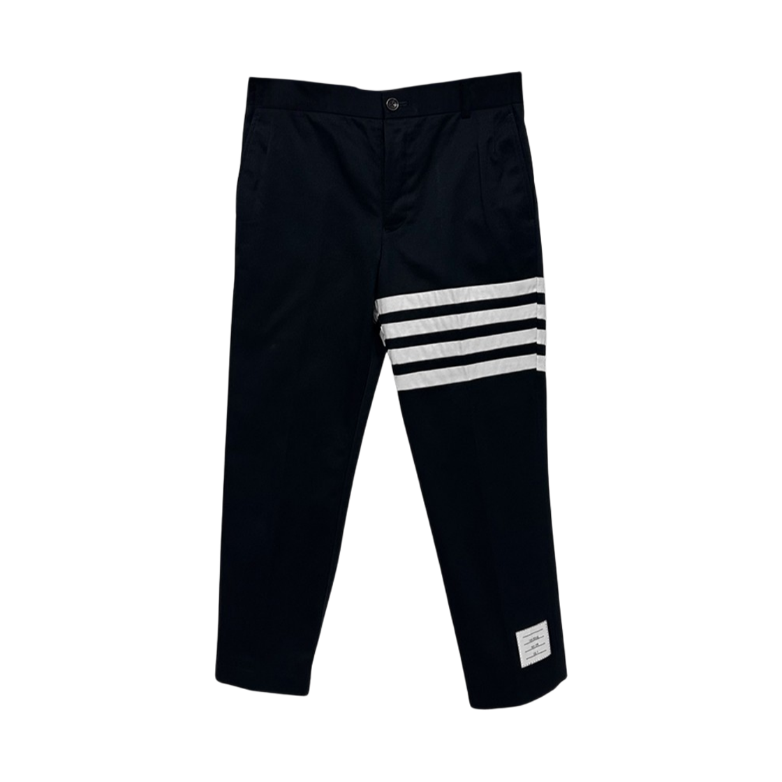 ITLBC7MQ2EJE Thom Browne Men's Classic Cotton Chino Trousers - Navy