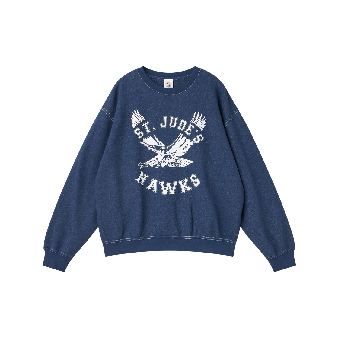 와일드 동키 호크스 세트 인 크루넥 다이드 블루 - 26FW(Wild Donkey Hawks Set In Crewneck Dyed Blue - 26FW)