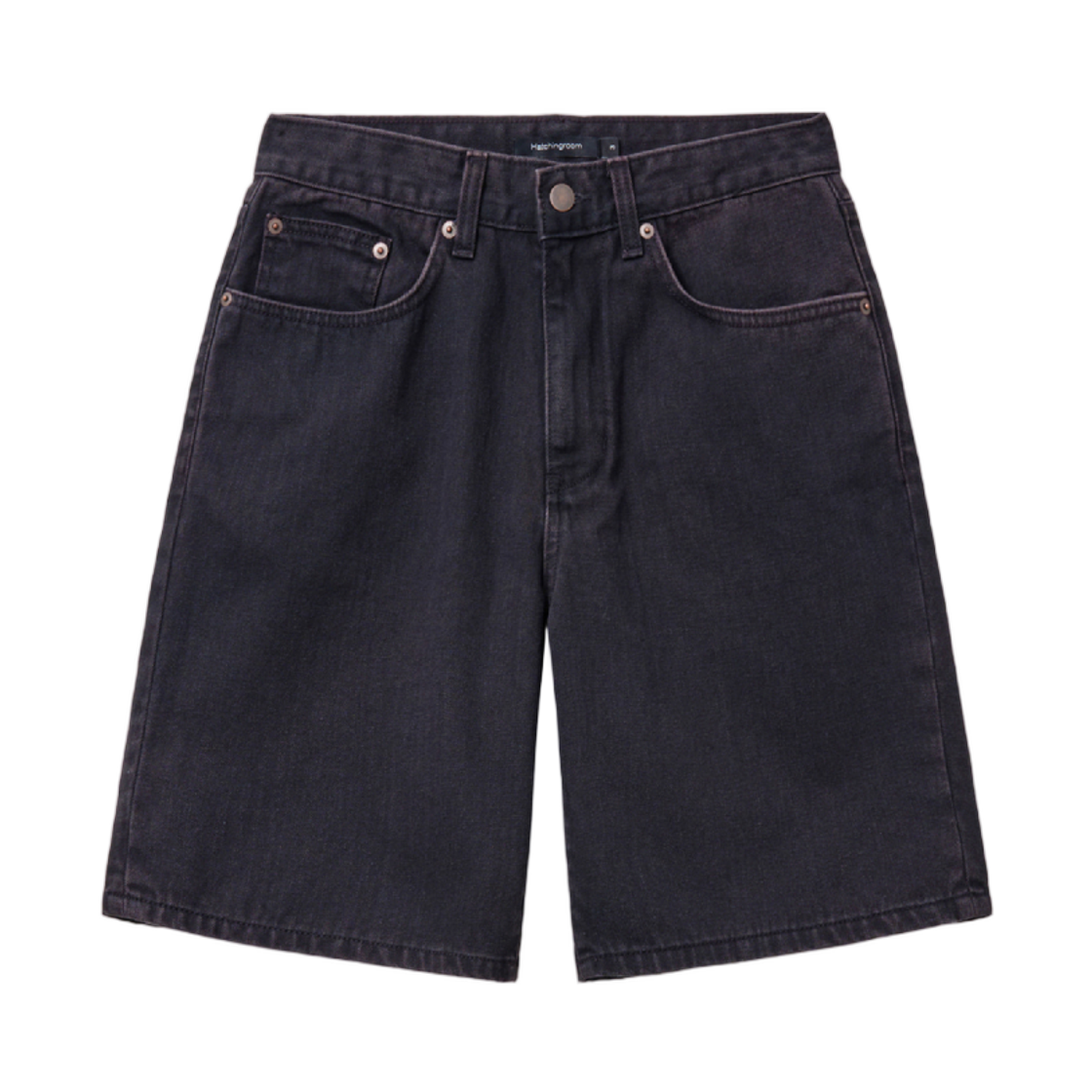 해칭룸 블리치드 쇼츠 다크 네이비(Hatchingroom Bleached Shorts Dark Navy) - 1