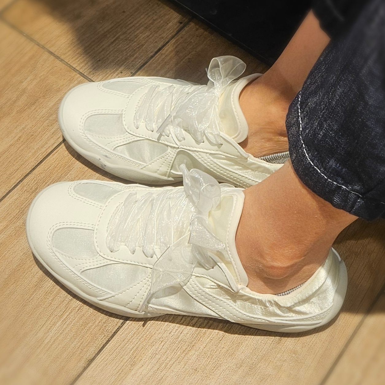 Fila Glio Cream 착용 스타일 - 2