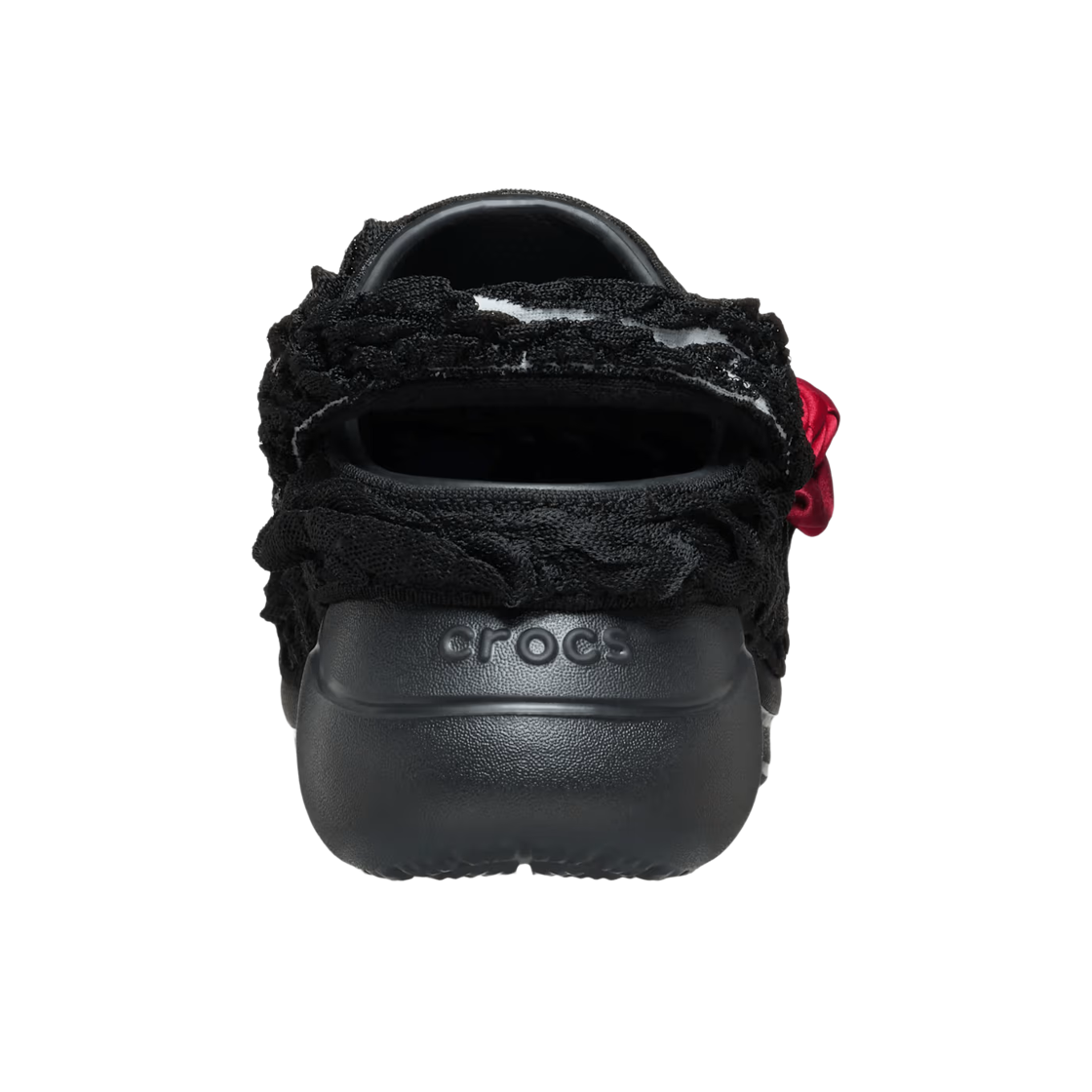 (W) 크록스 x 캐롤라인 후 베이 클로그 블랙((W) Crocs x Caroline Hu Bae Clog Black) - 4