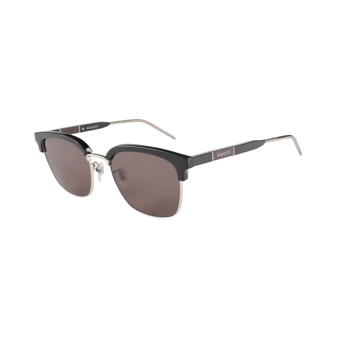 구찌 스퀘어 프레임 아세테이트 선글라스 블랙 브라운(Gucci Square Frame Acetate Sunglasses Black Brown) - 2