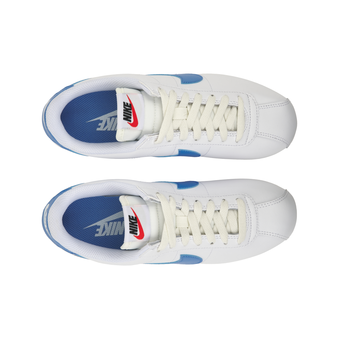 (W) 나이키 코르테즈 화이트 유니버시티 블루((W) Nike Cortez White University Blue) - 5