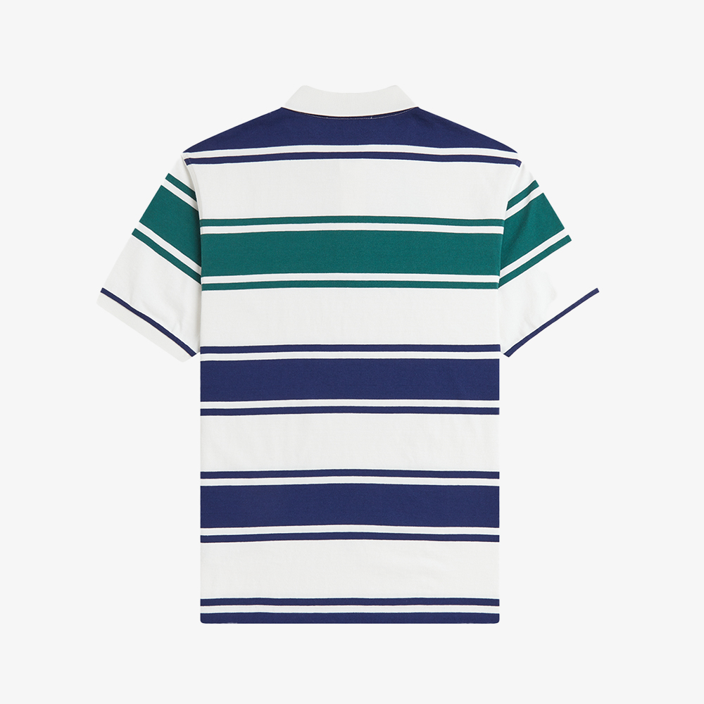 프레드페리 릴렉스드 스트라이프 폴로 셔츠 스노우 화이트(Fred Perry Relaxed Striped Polo Shirt Snow White) - 6