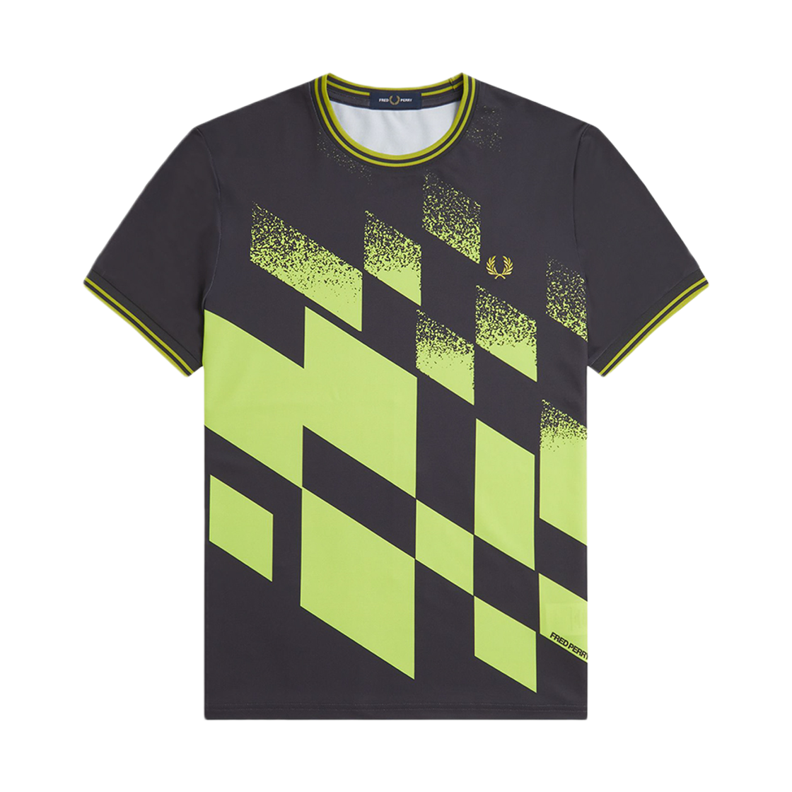 프레드페리 테니스 프린트 티셔츠 앵커 그레이(Fred Perry Tennis Printed T-Shirt Anchor Grey) - 1