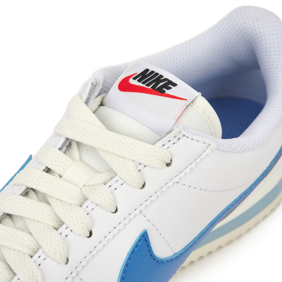 (W) 나이키 코르테즈 화이트 유니버시티 블루((W) Nike Cortez White University Blue) - 7