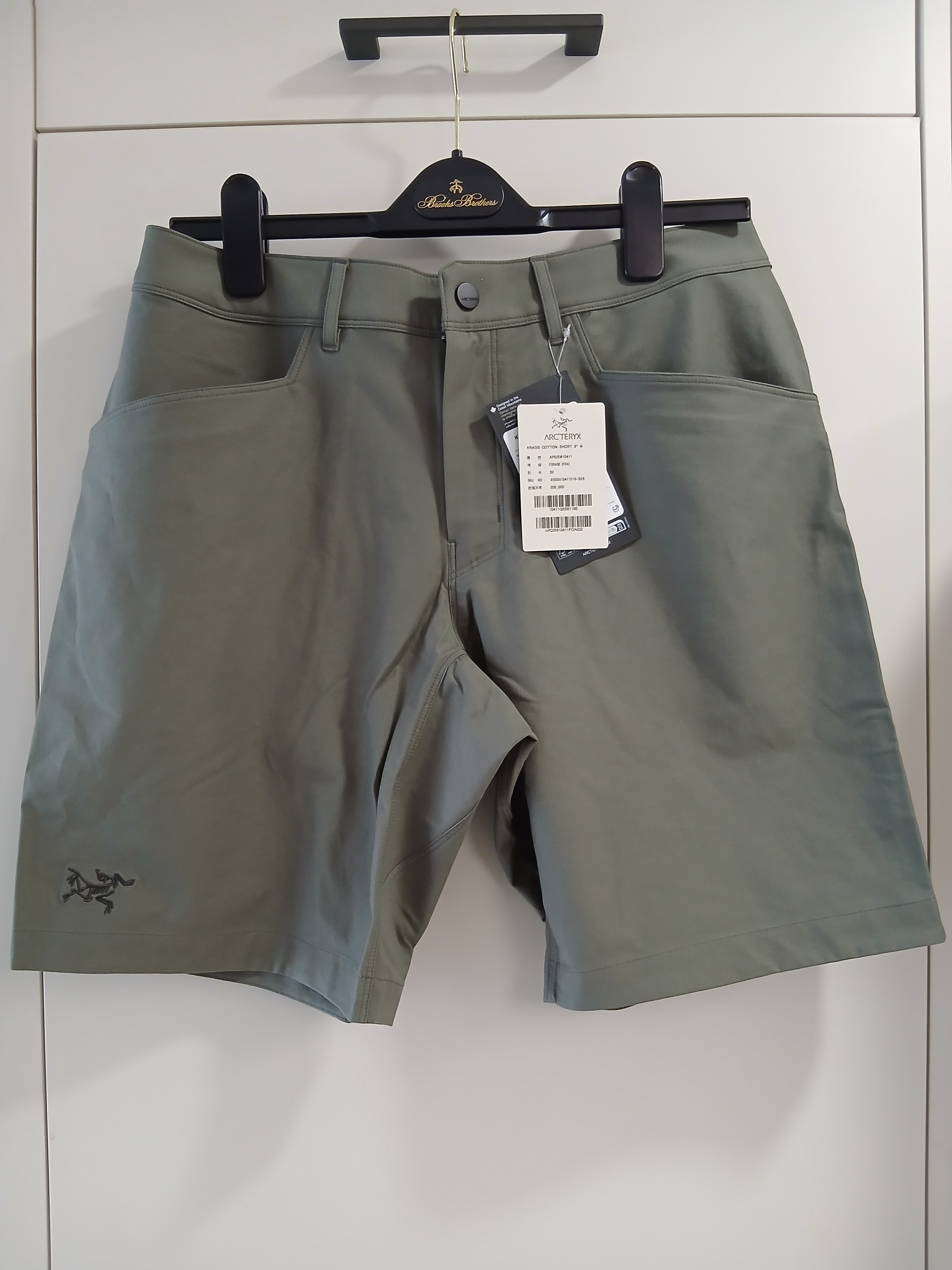 Arc'teryx Kragg Cotton Short 9 Inch Forage 착용 스타일 - 1