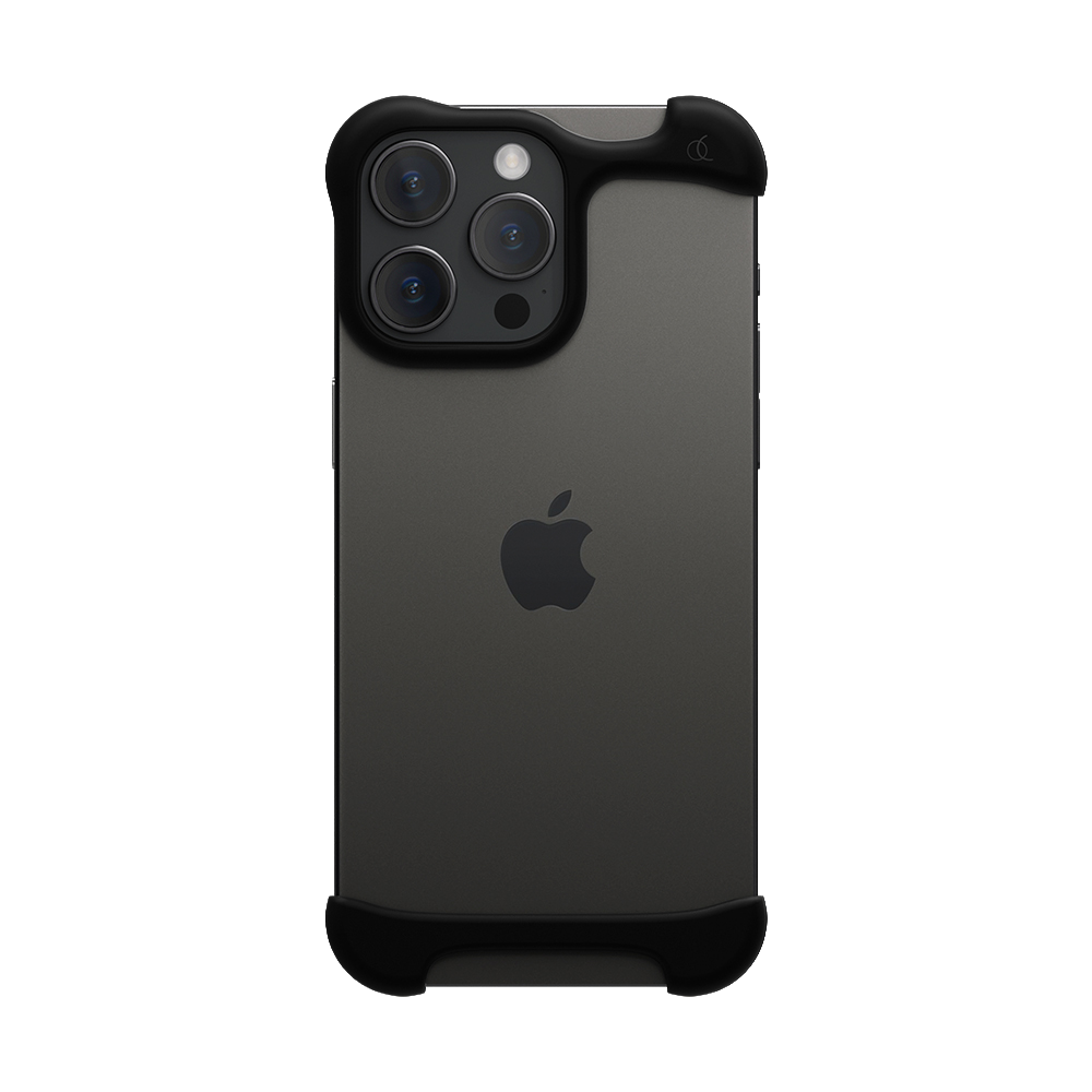아크펄스 아이폰 항공 알루미늄 범퍼 케이스 매트 블랙 (아이폰 15 시리즈)(ArcPulse iPhone Aerospace-Grade Aluminum Bumper Case Matte Black (iPhone 15 Series))