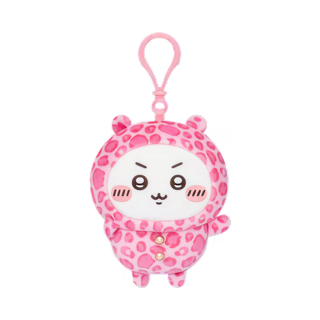 치이카와 x 돈키호테 레오파드 프린트 파자마 마스코트 키링 치이카와(Chiikawa x Don Quijote Leopard Print Pajama Mascot Keyring Chiikawa)