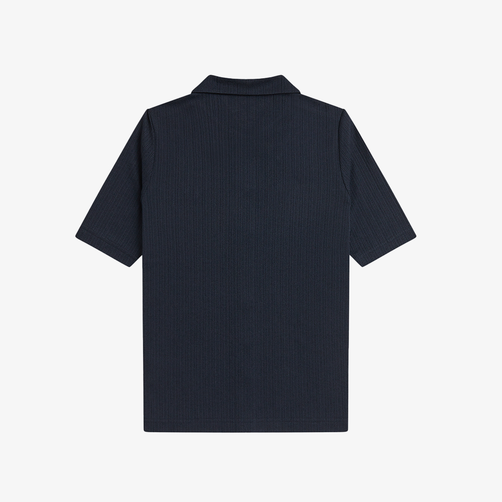 프레드페리 우먼즈 버튼 스루 시어 립 폴로 셔츠 네이비(Fred Perry Womens Button Through Sheer Rib Polo Shirt Navy) - 6