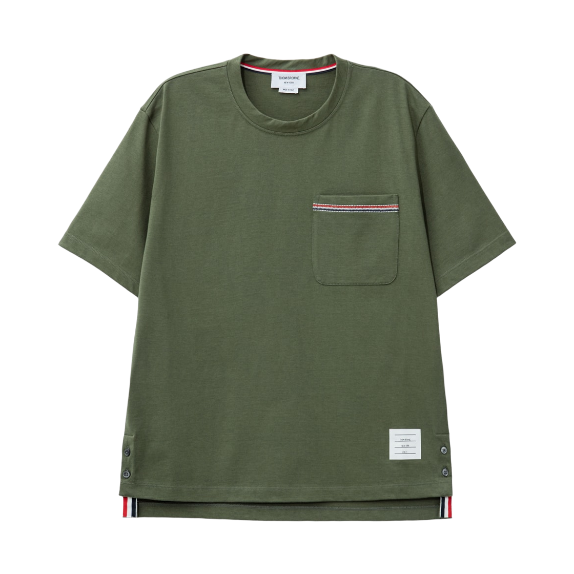 MJS295E-J0235-310 Thom Browne Short Sleeve T-Shirt Green