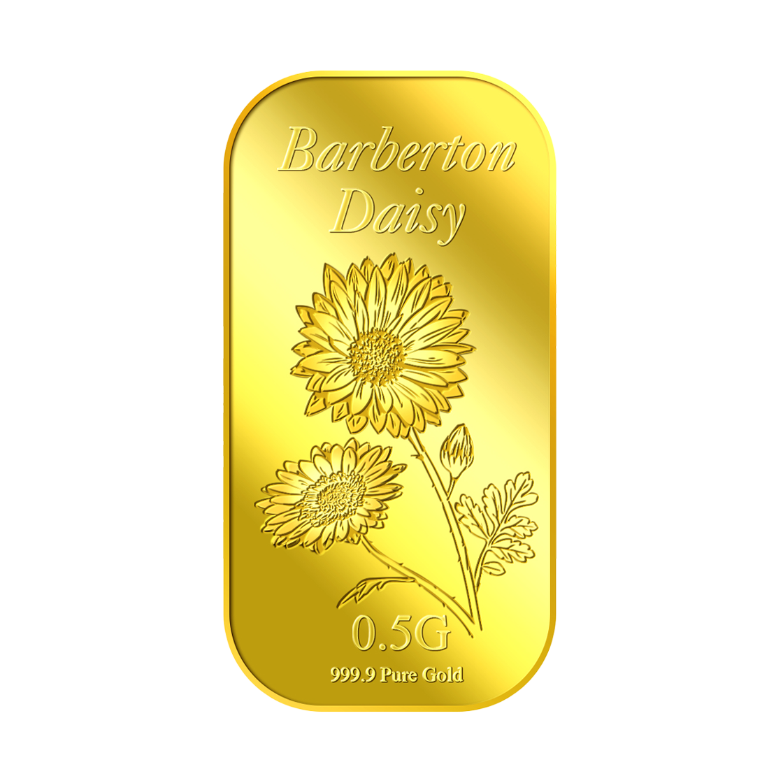 퓨어골드 24K 순금 싱가폴 프리미엄 골드바 0.5g 거베라(puregoldsg Barberton Daisy 0.5g Gold Bar)