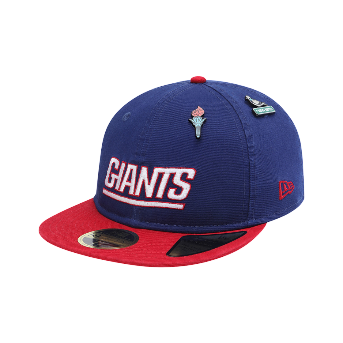 뉴에라 59피프티 데이 NFL 뉴욕 자이언츠 레트로 크라운 피티드캡 다크 로얄(New Era 59Fifty Day NFL New York Giants Retro Crown Fitted Cap Dark Royal) - 2