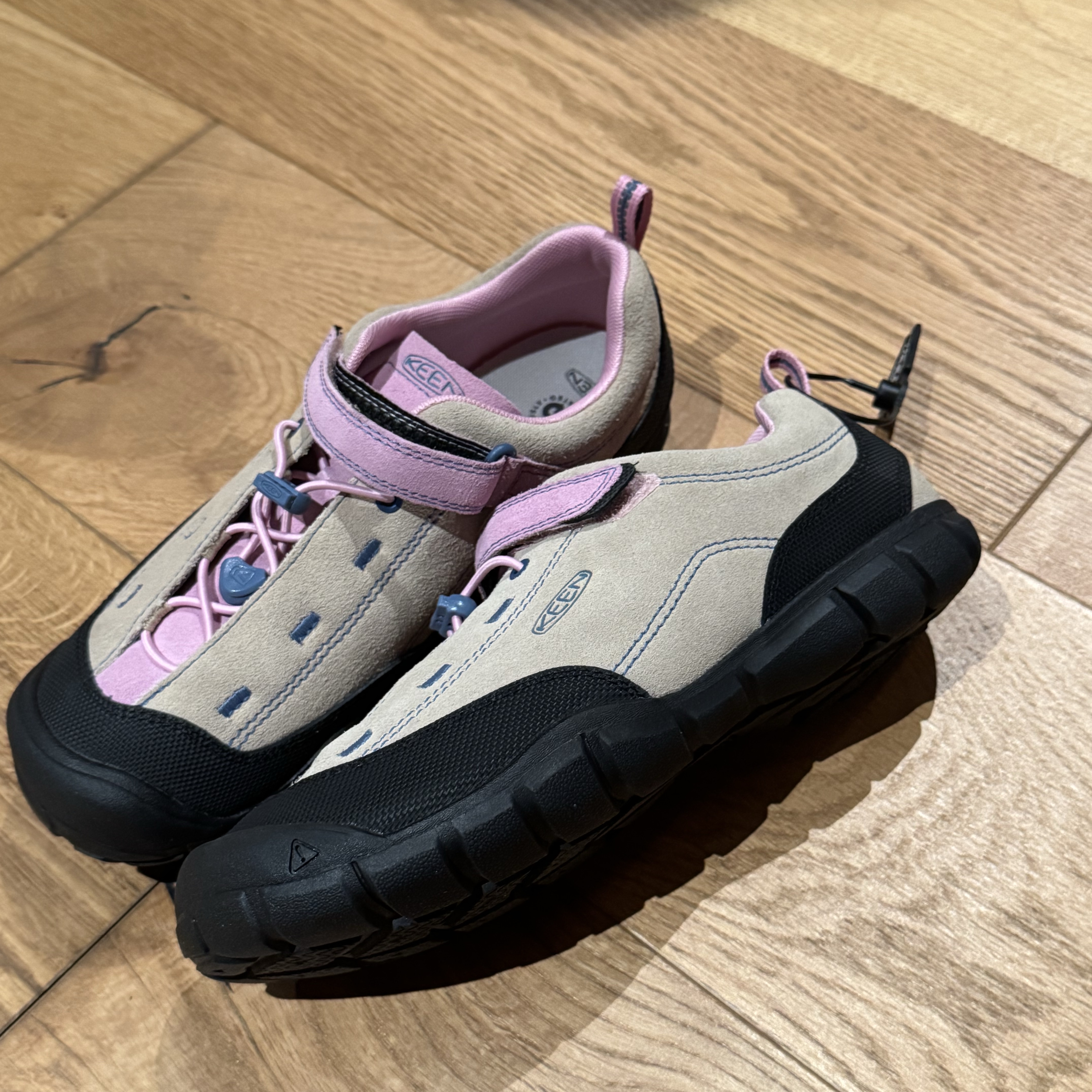 (Kids) Keen Jasper II Safari Pastel Lavender 착용 스타일