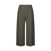 (W) Pleats Please Issey Miyake Opaque Bottoms Pants Charcoal