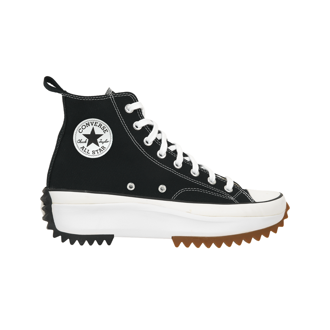 컨버스 런스타 하이크 하이 블랙 화이트 검(Converse Run Star Hike Hi Black White Gum)