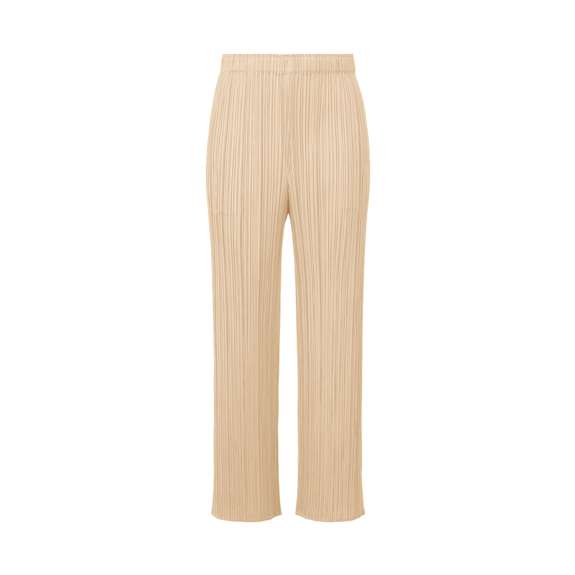 PP61-JF154-43 (W) Pleats Please Issey Miyake Monthly Colors May Pants Sand Beige