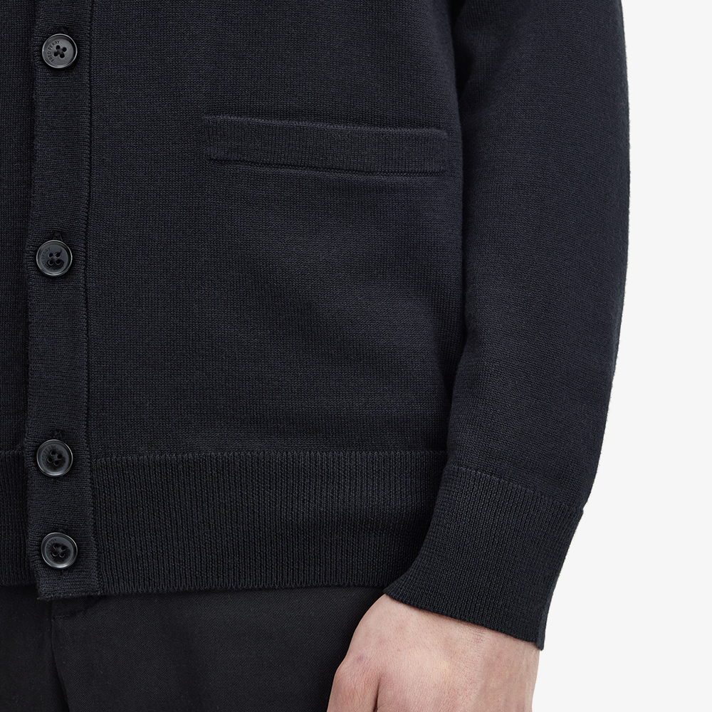 프레드페리 클래식 메리노울 가디건 블랙(Fred Perry Classic Cardigan Black) - 4