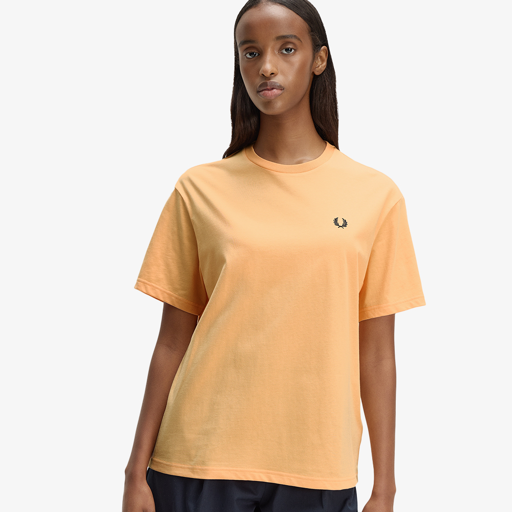 프레드페리 우먼즈 크루넥 티셔츠 피치(Fred Perry Womens Crew Neck T-Shirt Peach) - 3