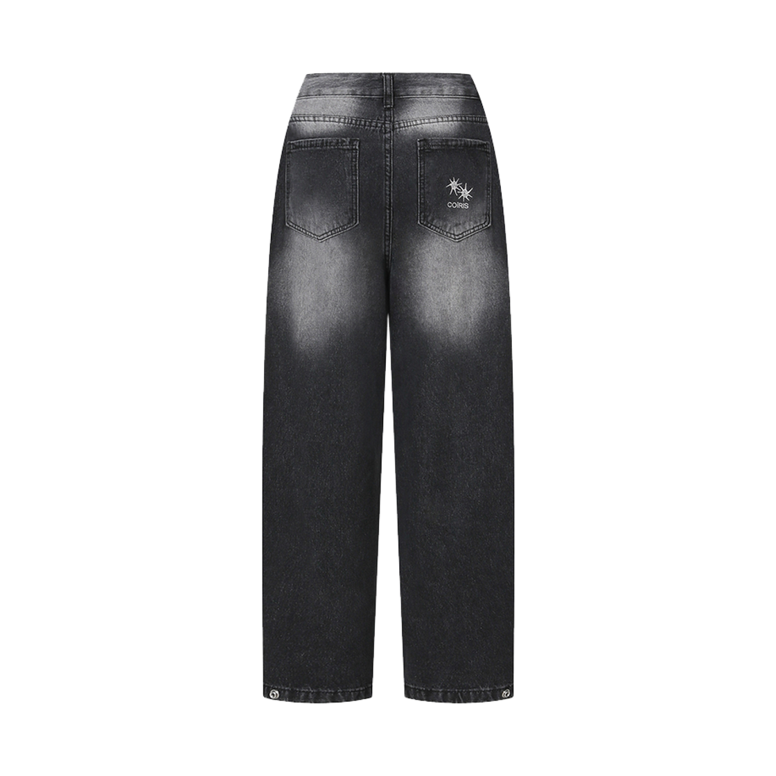 코이리스 네든 데님 와이드 워싱 바지 블랙(Coiris Neden Denim Wide Washed Pants Black) - 2