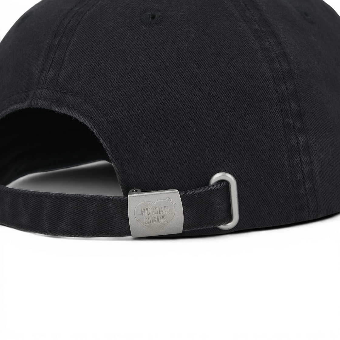 휴먼 메이드 6 패널 트윌 캡 블랙(Human Made 6 Panel Twill Cap Black) - 5