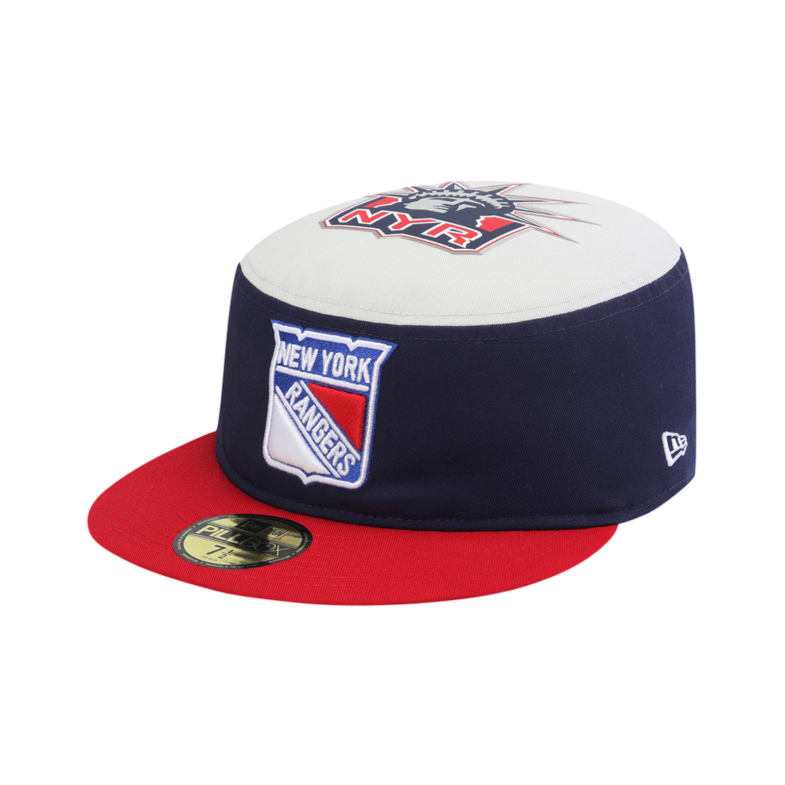 15203152 New Era 59Fifty Day NHL New York Rangers Pillbox Fitted Cap Navy