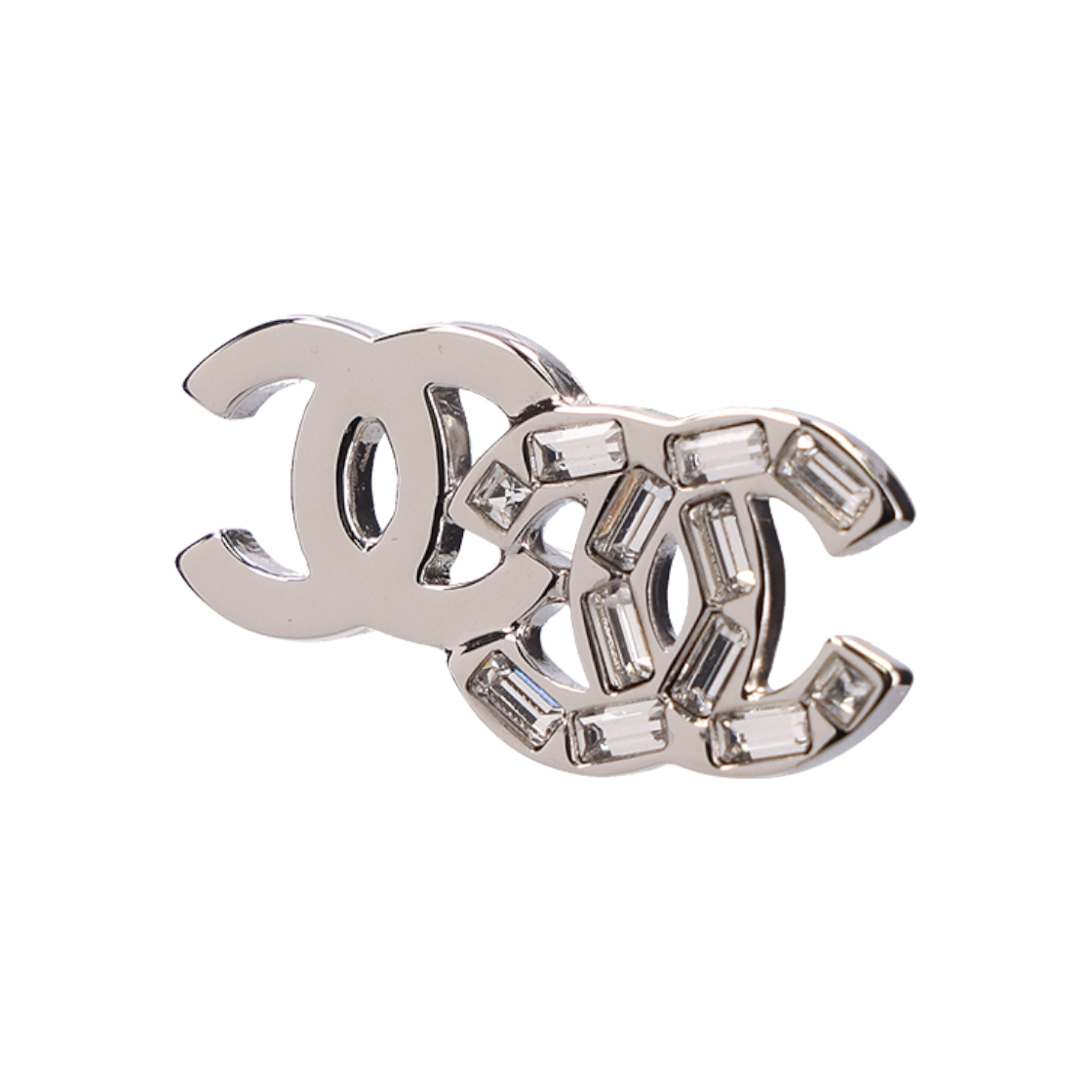 샤넬 AB7869 로고 귀걸이 실버(Chanel AB7869 Logo Earrings in Silver) - 1