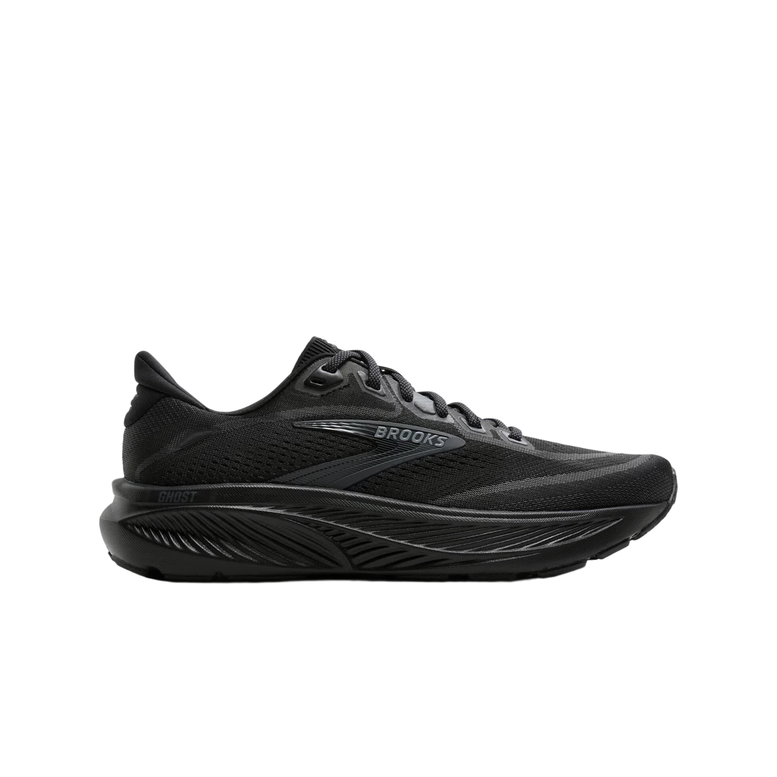 1204821B020 (W) Brooks Running Ghost 18 Black Ebony - B Medium