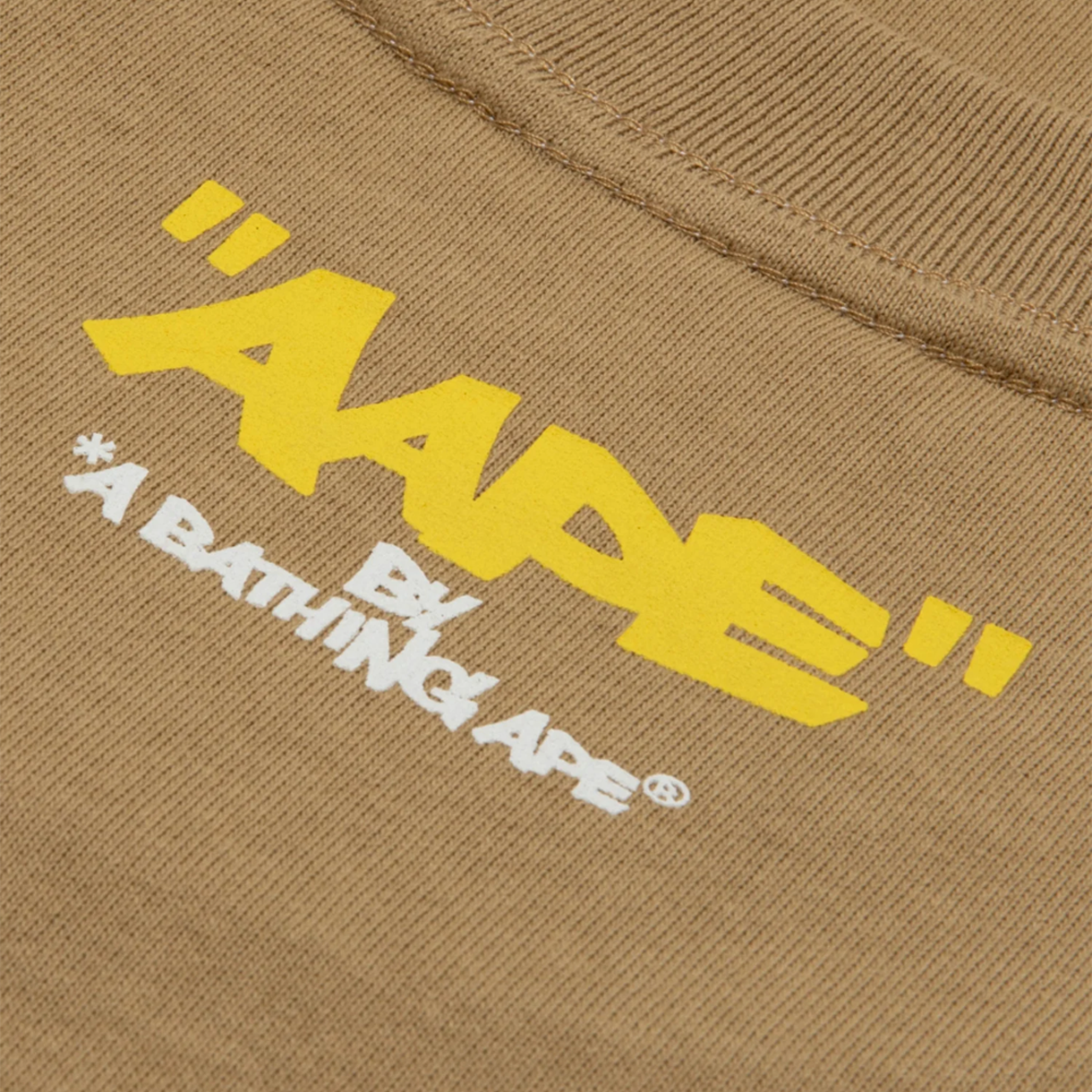 에이프 나우 그래픽 티셔츠 라이트 베이지 - 26FW(AAPE Now Graphics T-Shirt Light Beige - 26FW) - 4