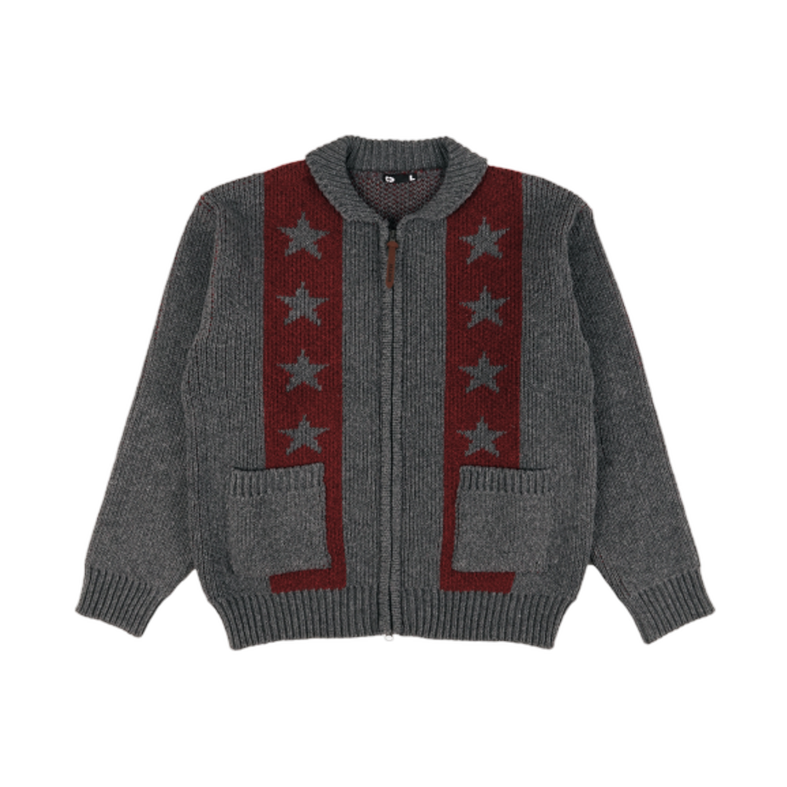 이알티알 스페이스 카우 코위찬 니트 자켓 그레이(ERTR Space Cow Cowichan Knit Jacket Grey) - 1