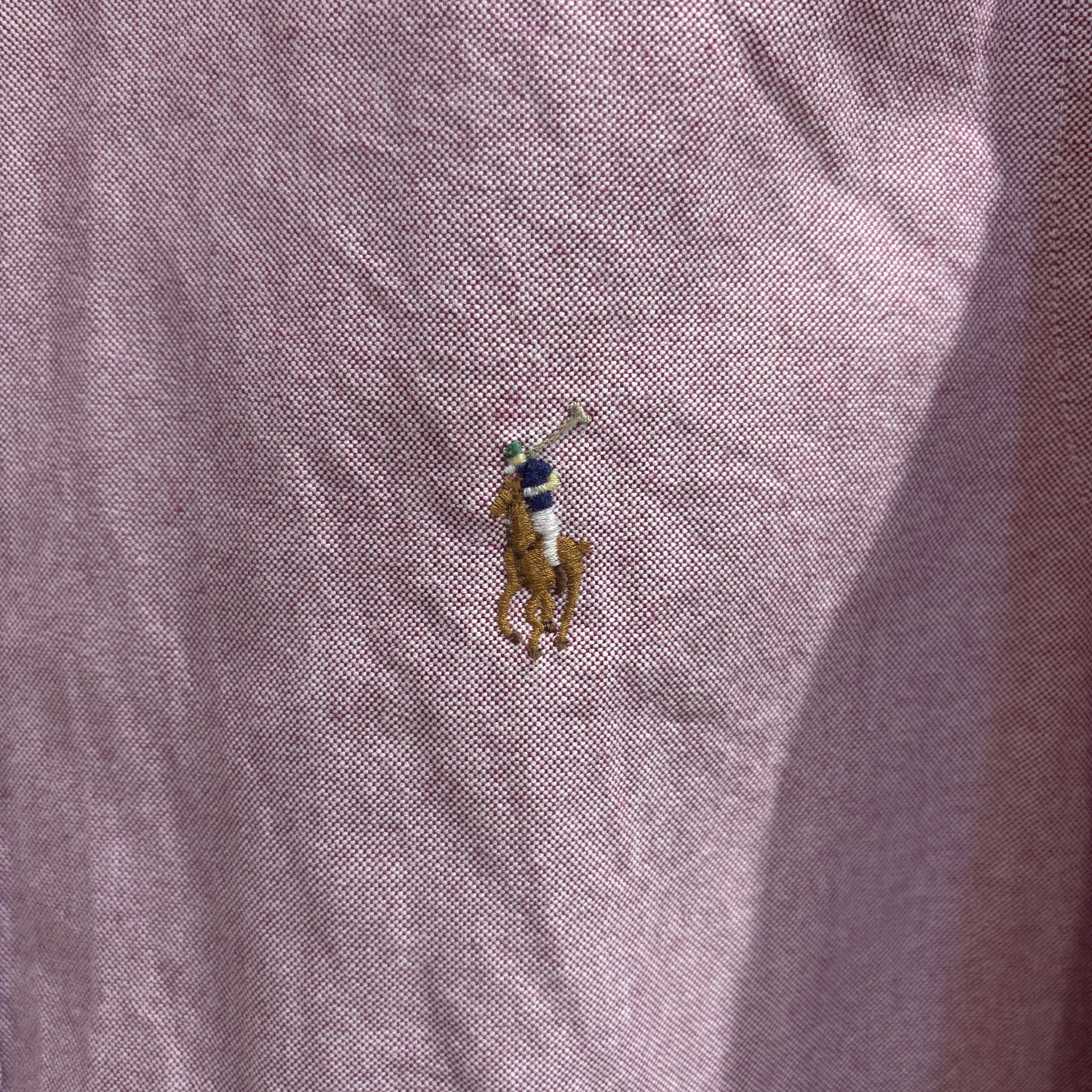 [30%적립] Polo Ralph Lauren Custom Fit Oxford Shirt Pink 착용 스타일