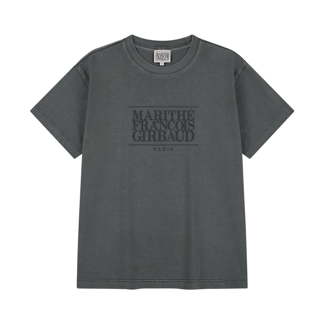 마리떼 프랑소와 저버 클래식 로고 티셔츠 차콜(Marithe Francois Girbaud Classic Logo T-Shirt Charcoal)