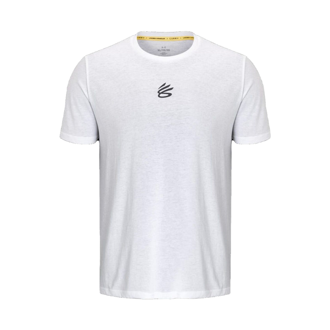 1377545-100 Under Armour Curry Logo T-Shirt White